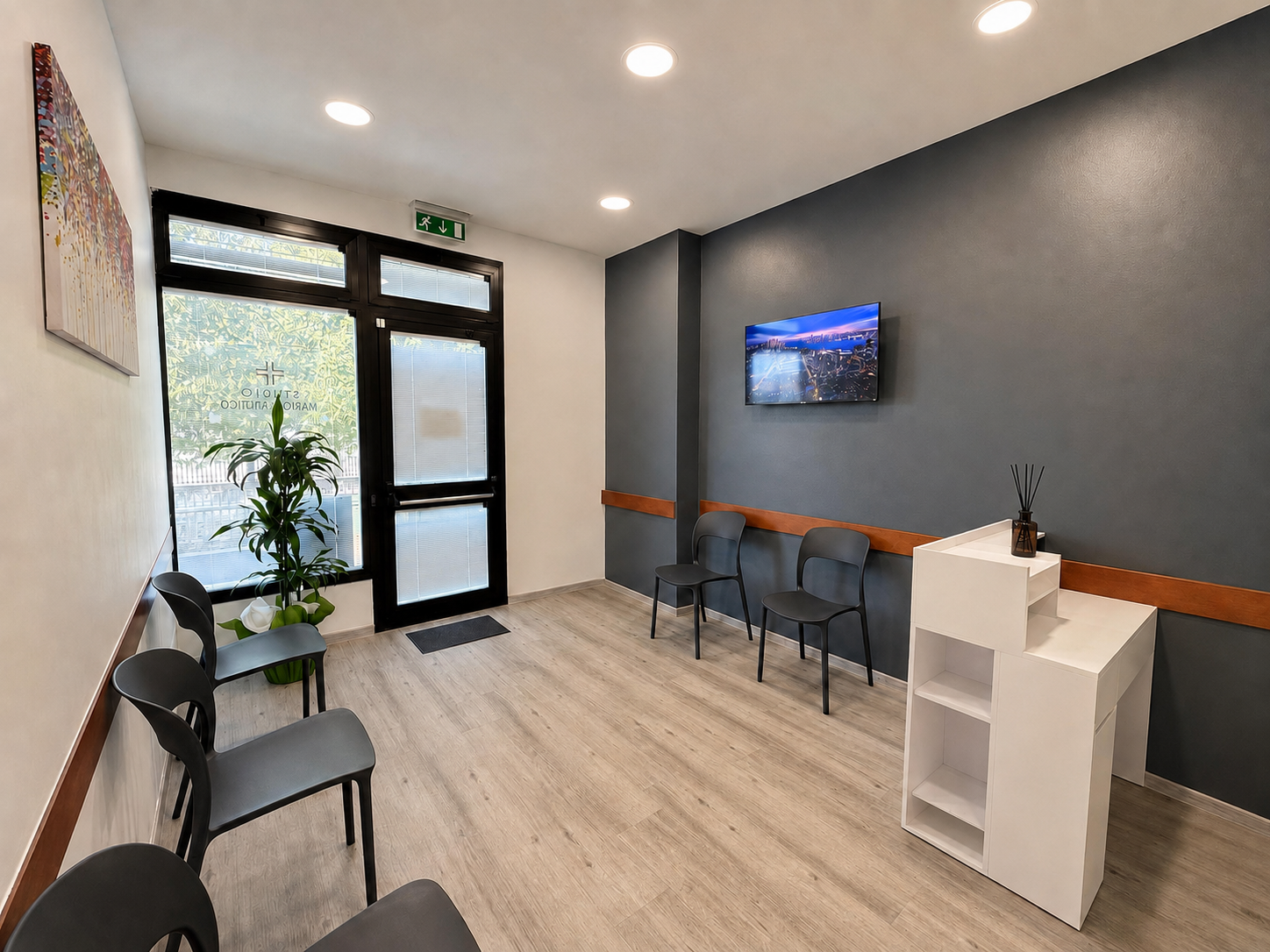Sala d’attesa dello Studio Dentistico Scaligero